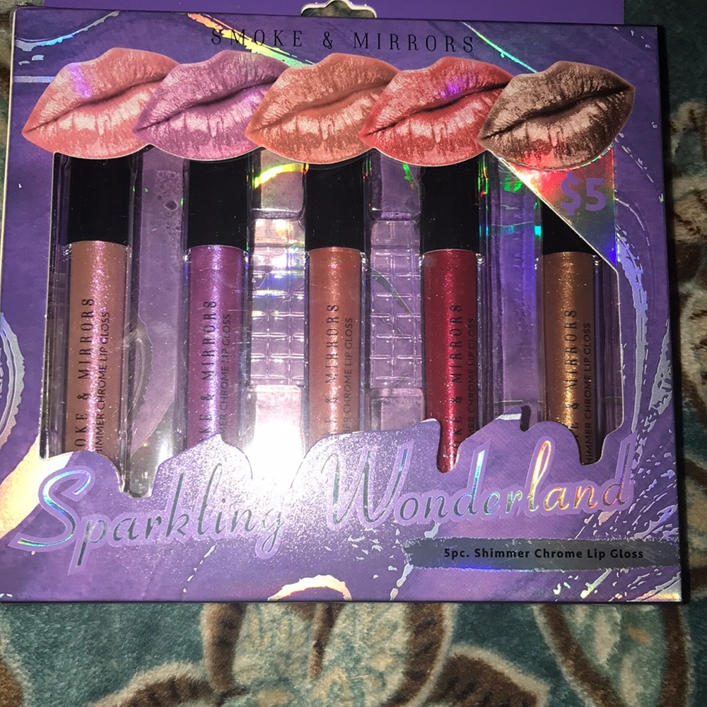 Sparkling lip gloss